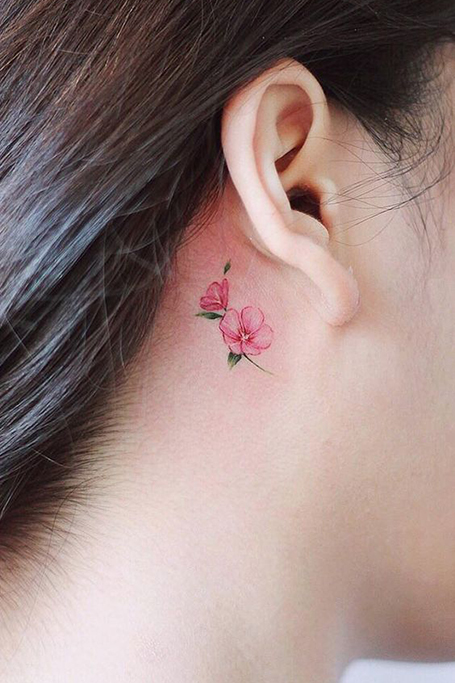 10 Idee Di Tatuaggi Dietro L'orecchio Per Le Donne! - Tatuaggistyle.it 683_x_455_jpg