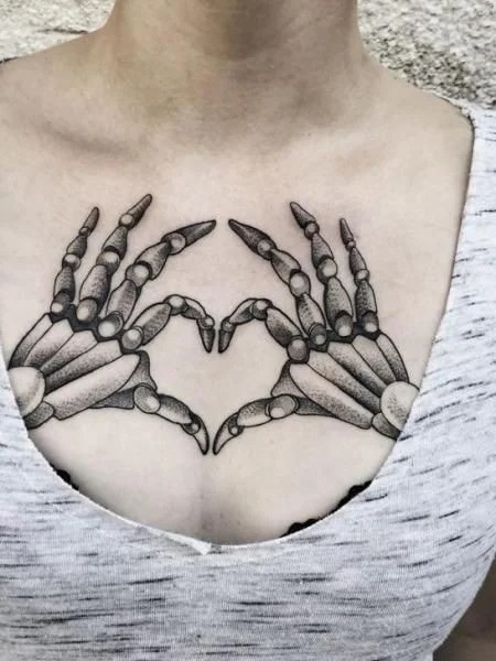 20 Tatuaggi Dello Scheletro Delle Mani [Foto] - Tatuaggistyle.it 600_x_450_jpg