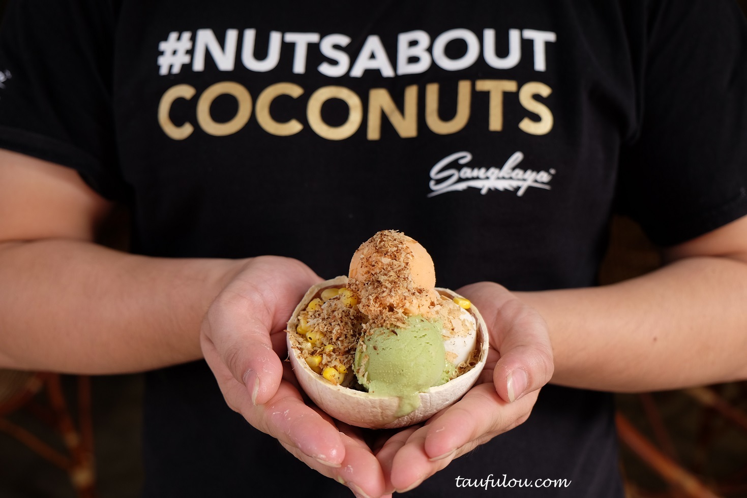 Famous Sangkaya Coconut Ice Cream Jalan Alor, KL I Come, I See, I