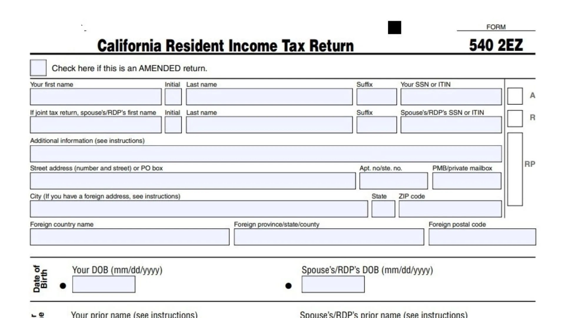 California Form 5402EZ 2025 2026 TaxGoo(03)