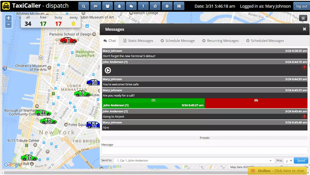Taxi Dispatch Solution Allinone system TaxiCaller