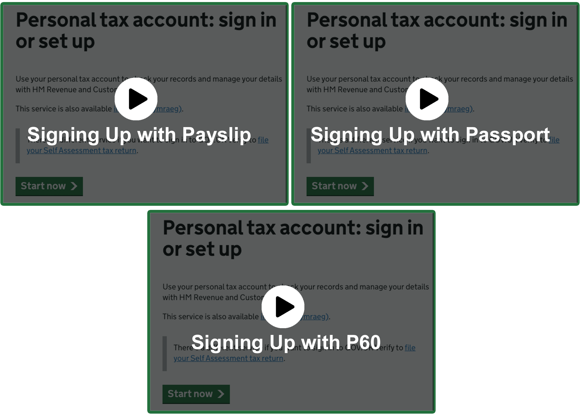 Personal Tax Account