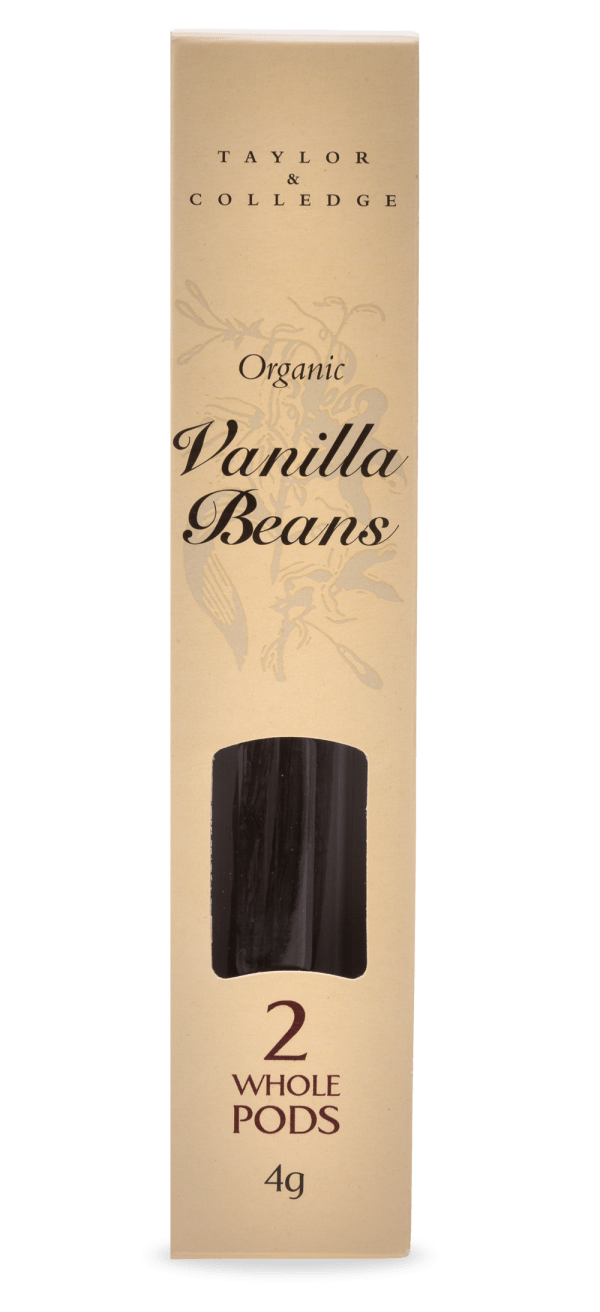 Organic Vanilla Beans Taylor & Colledge Organic Extracts