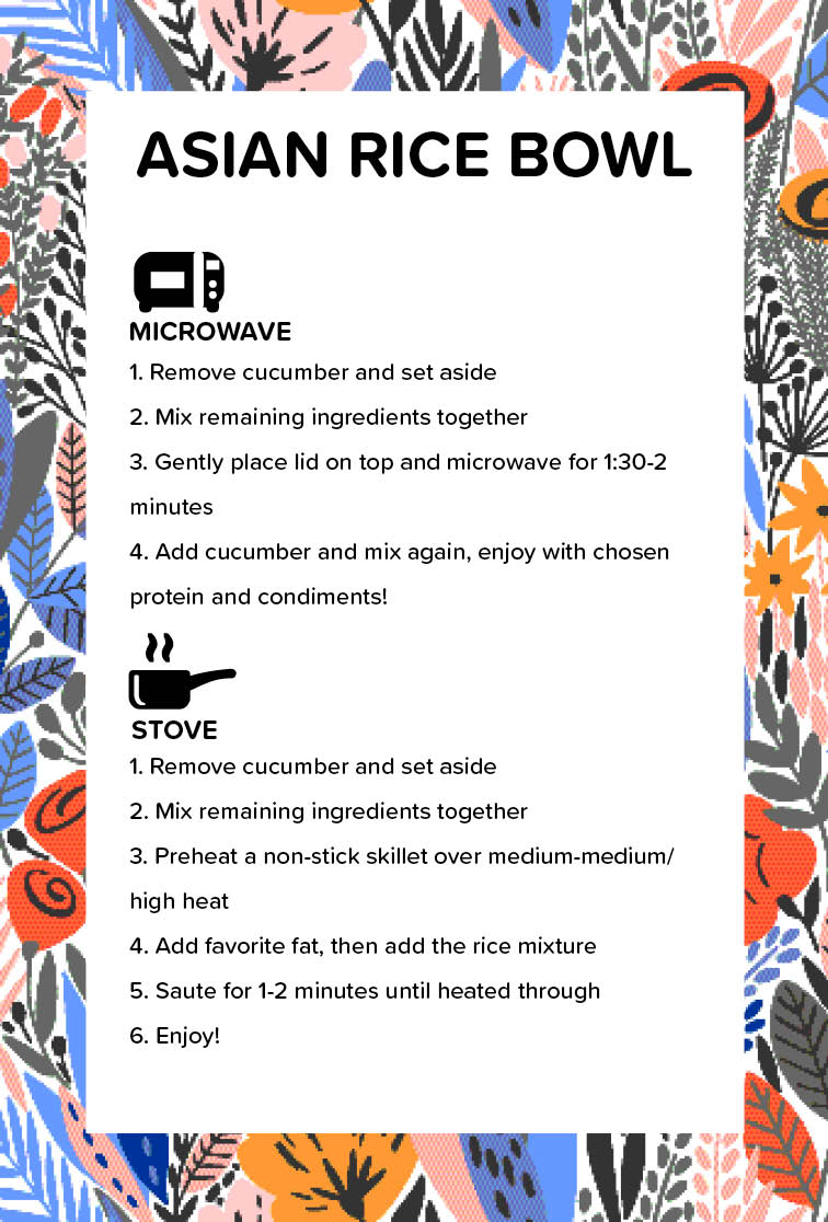 Taylor Made Cuisine Asian Rice Bowl — TMC