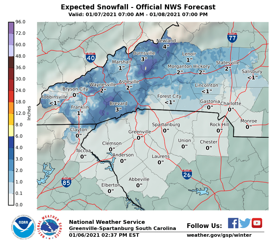 Snow in forecast Jan. 78 The Taylorsville Times