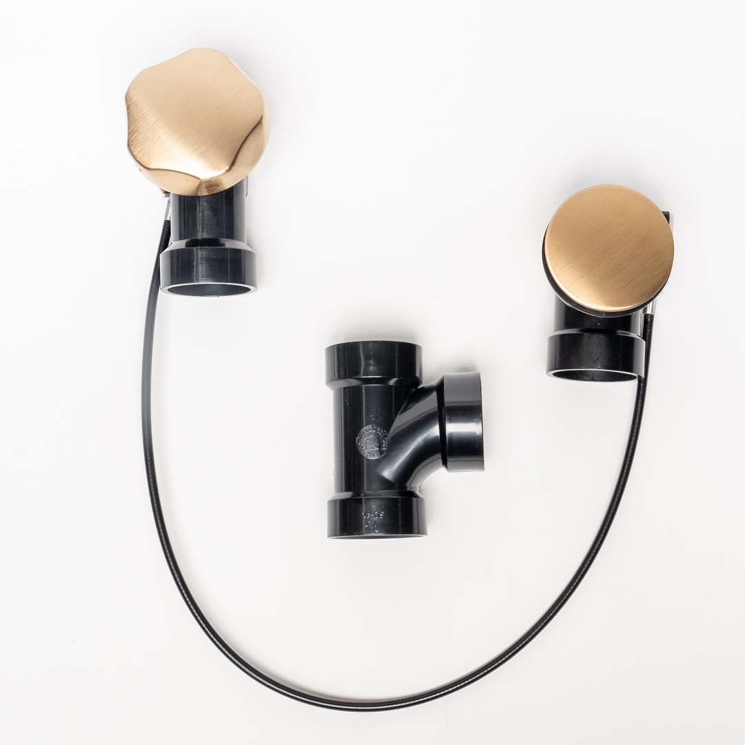 FITS 1222 INCH CABLE OPERATED BATHTUB WASTE AND OVERFLOW DRAIN