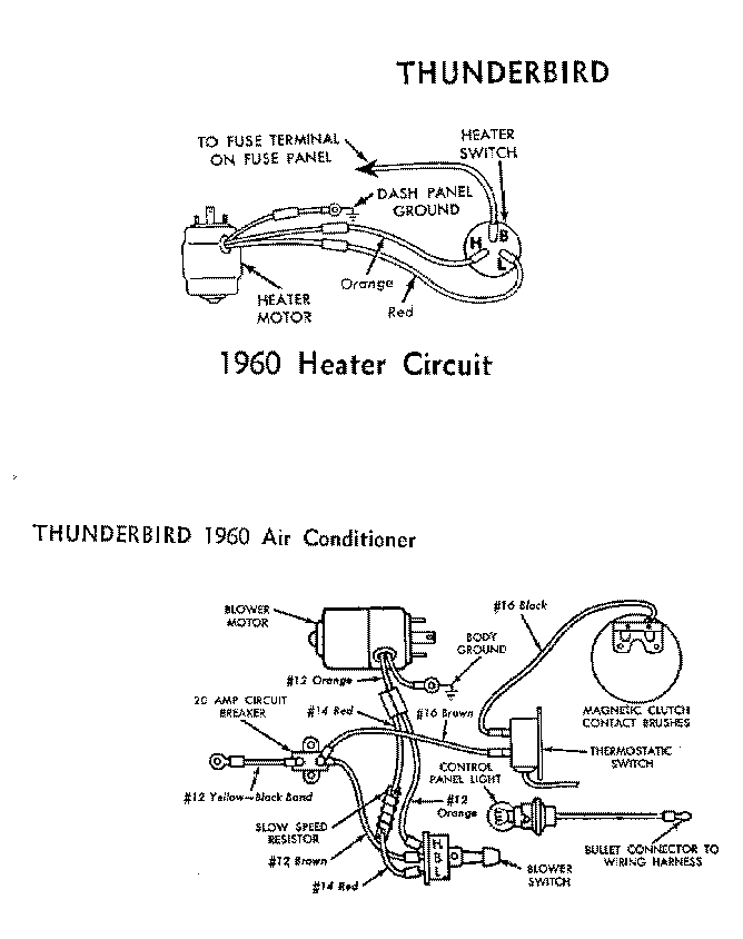 88 ford thunderbird wiring diagrams