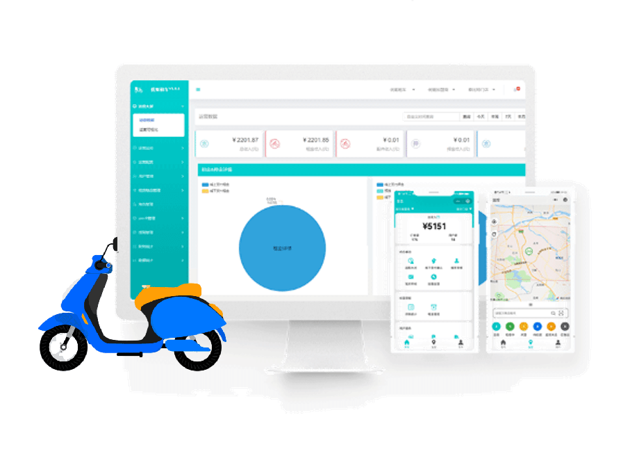 News How does the electric twowheeler rental system realize vehicle