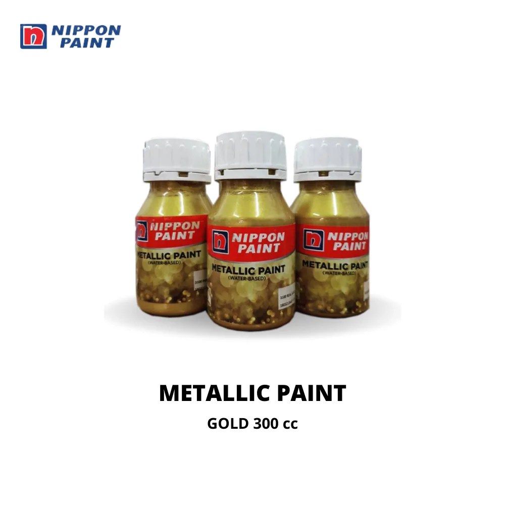 METALLIC PAINT Gold Nippon Paint 300ml