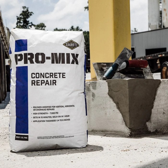 Sakrete® ProMix Concrete Repair TCC Materials