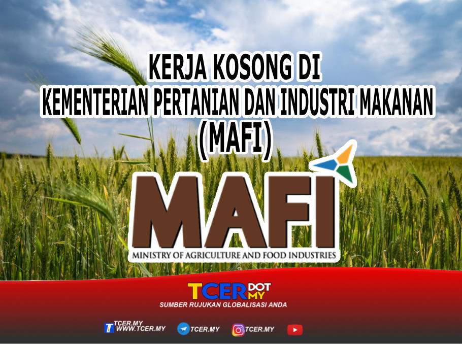 Kerja Kosong Di Kementerian Pertanian Dan Industri Makanan