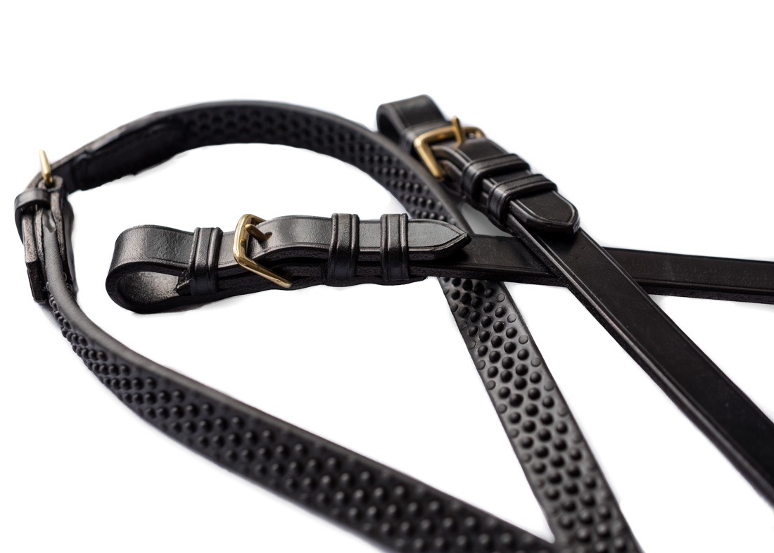 British Made Supagrip Rubber Reins TC Leatherwork