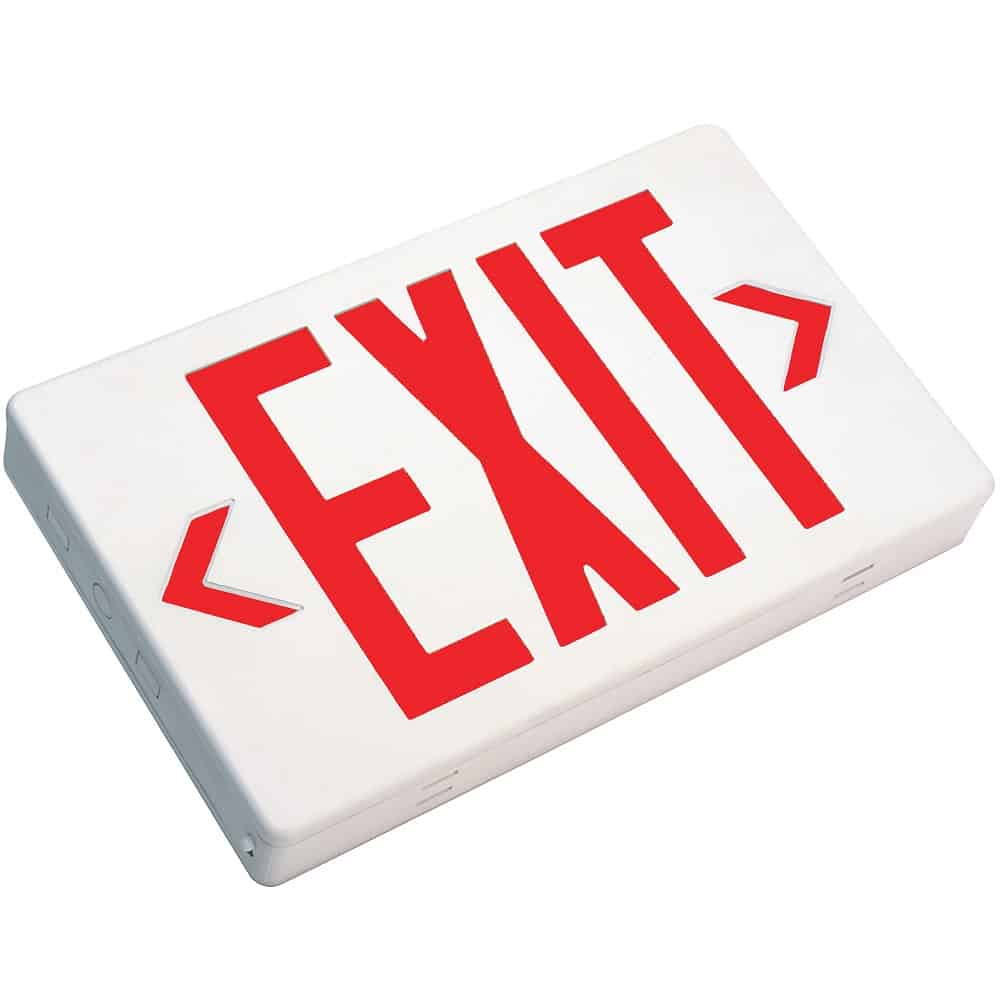 RED LED EXIT BBU WITH HOUSING Exit TCP Lighting