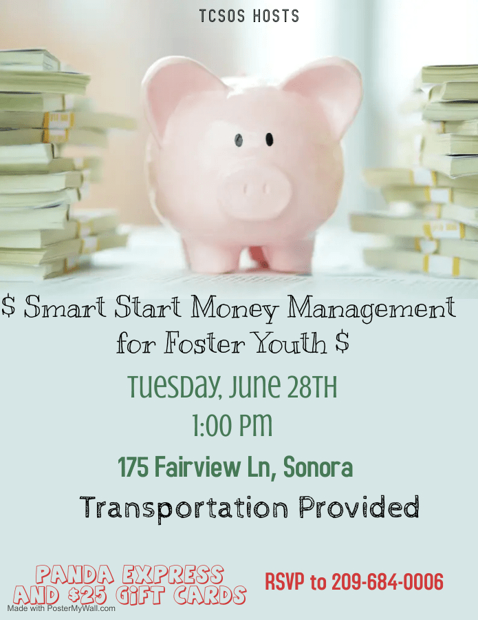 Money Management Class for Foster Youth Tuolumne County