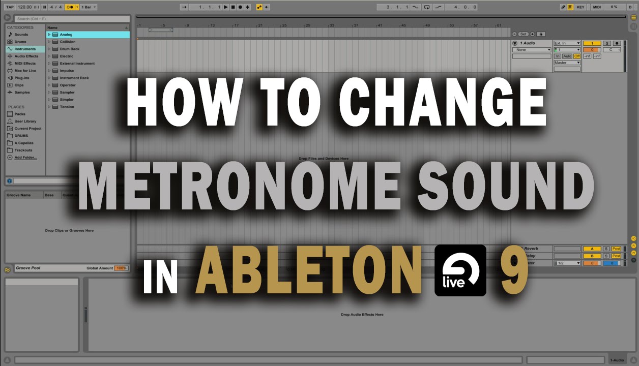How To Change Ableton Live Metronome Tutorial (MPC)