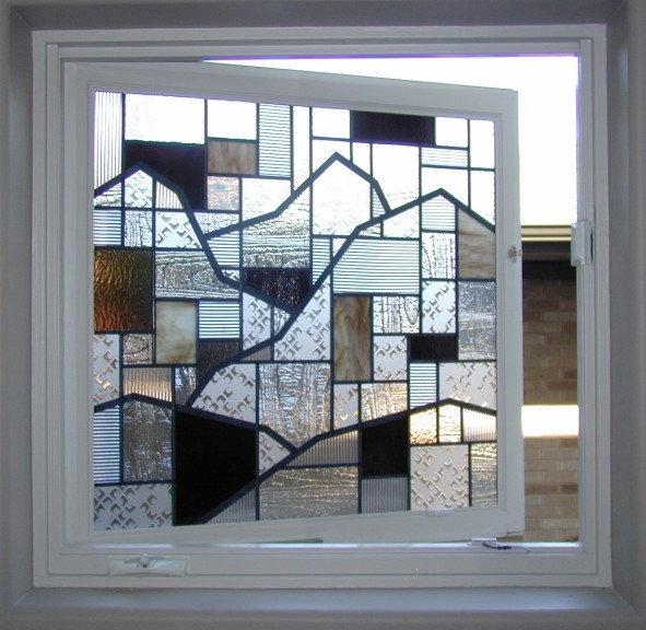 Stained Glass in a Window that OPENS!