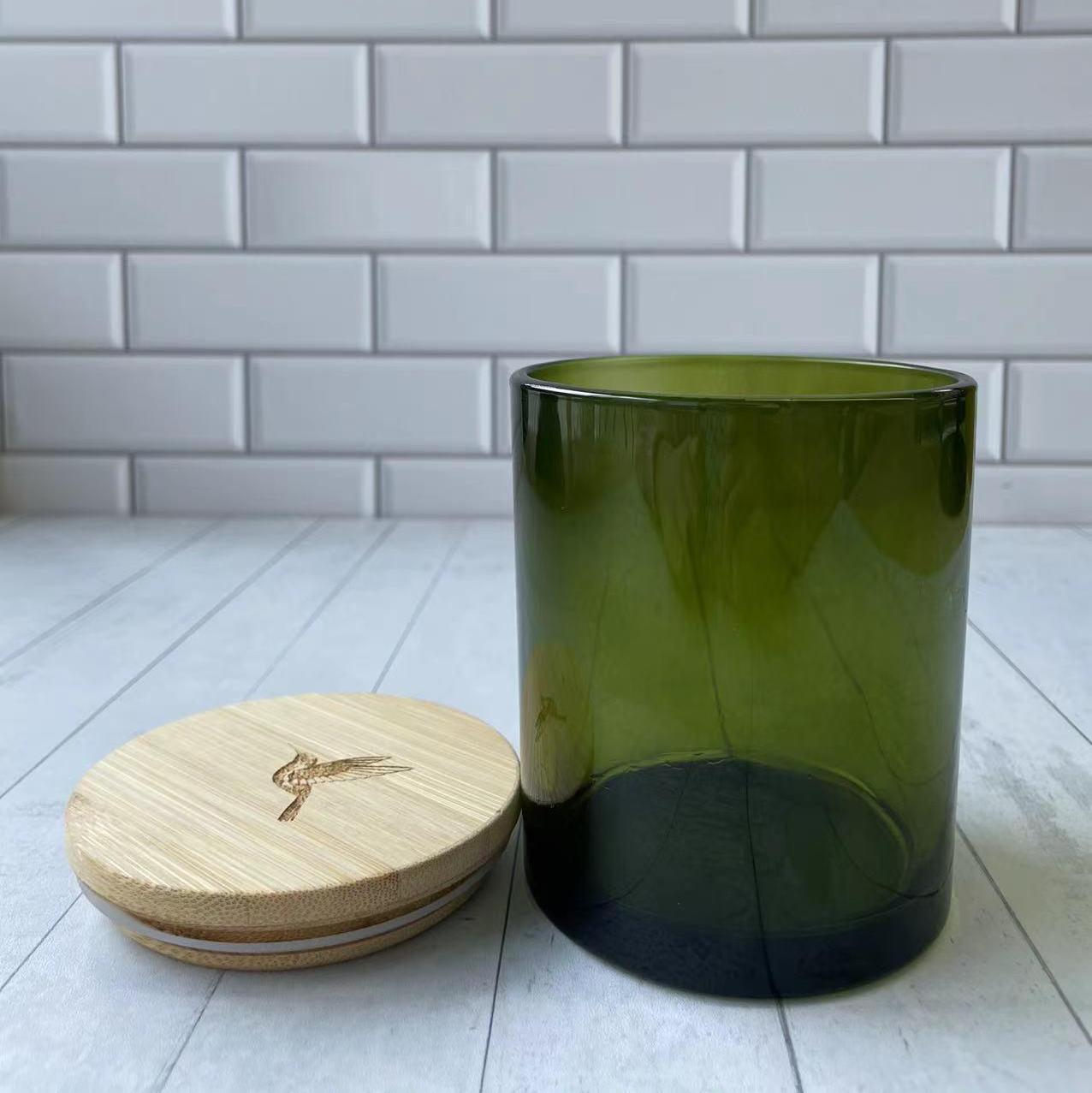 Wholesale Glass jar with bamboo lid Manufacturer and Supplier Chama