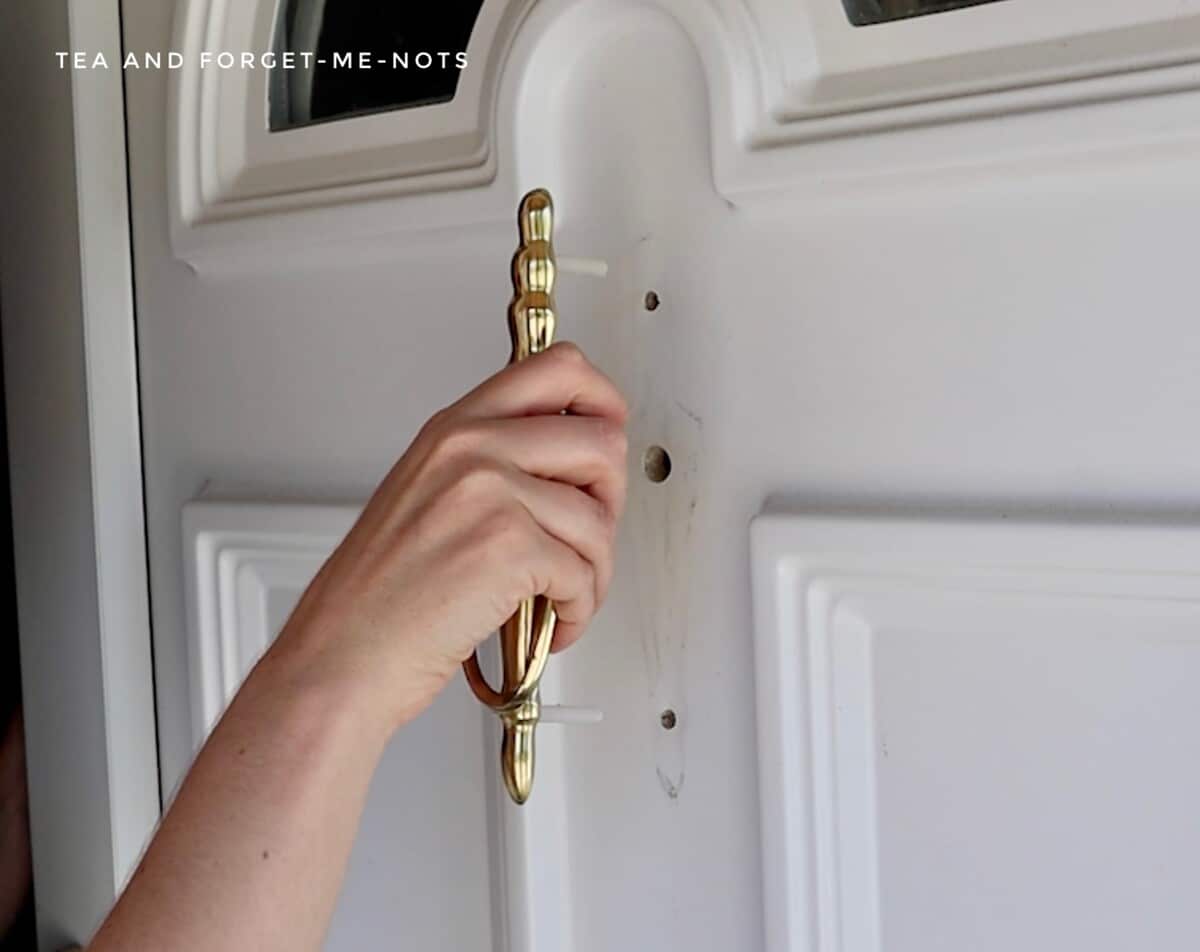 How To Paint a UPVC Front Door Easy DIY Makeover Tea and