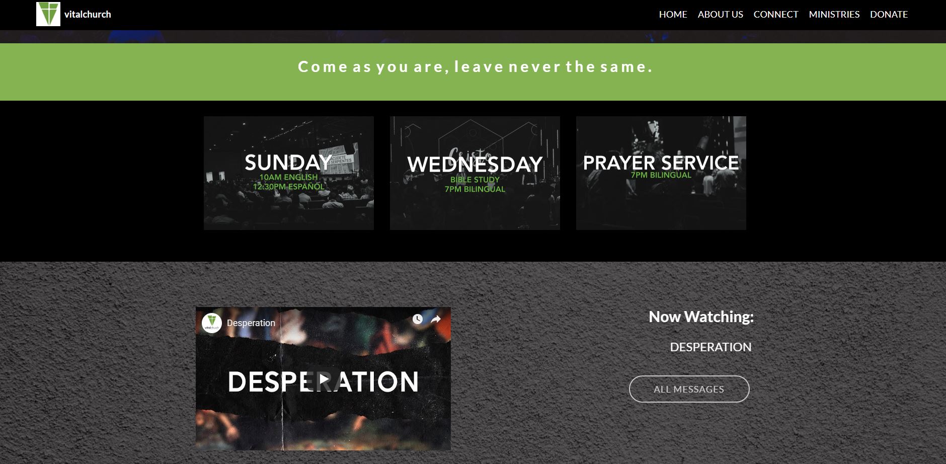 Vital Church Tea Before Code