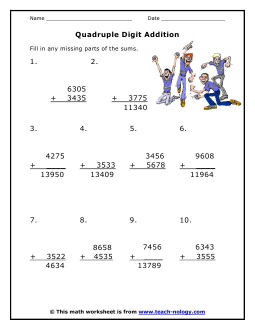 Printable Algebra I Worksheets