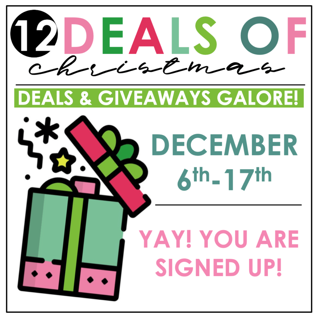 12 Deals Of Christmas 12 Deals of Christmas Teach Create Motivate