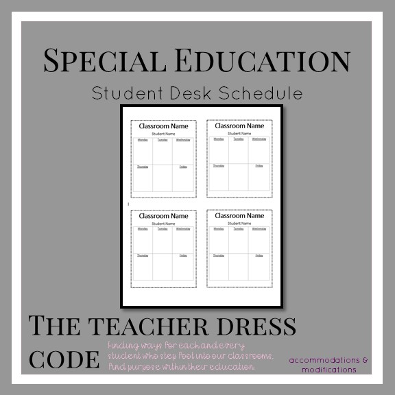 & Modifications Teacher Dress Code