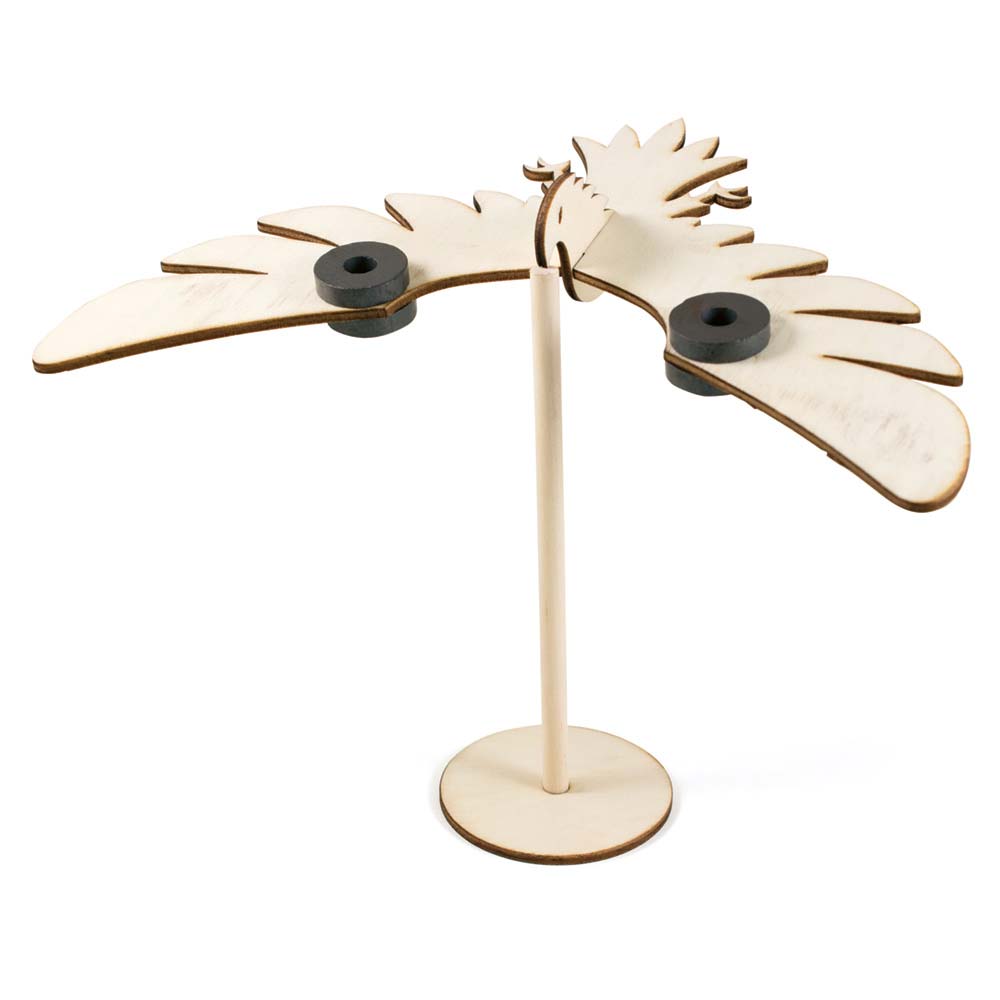 Balancing Bird Puzzle, Mass & Center of Gravity: Educational