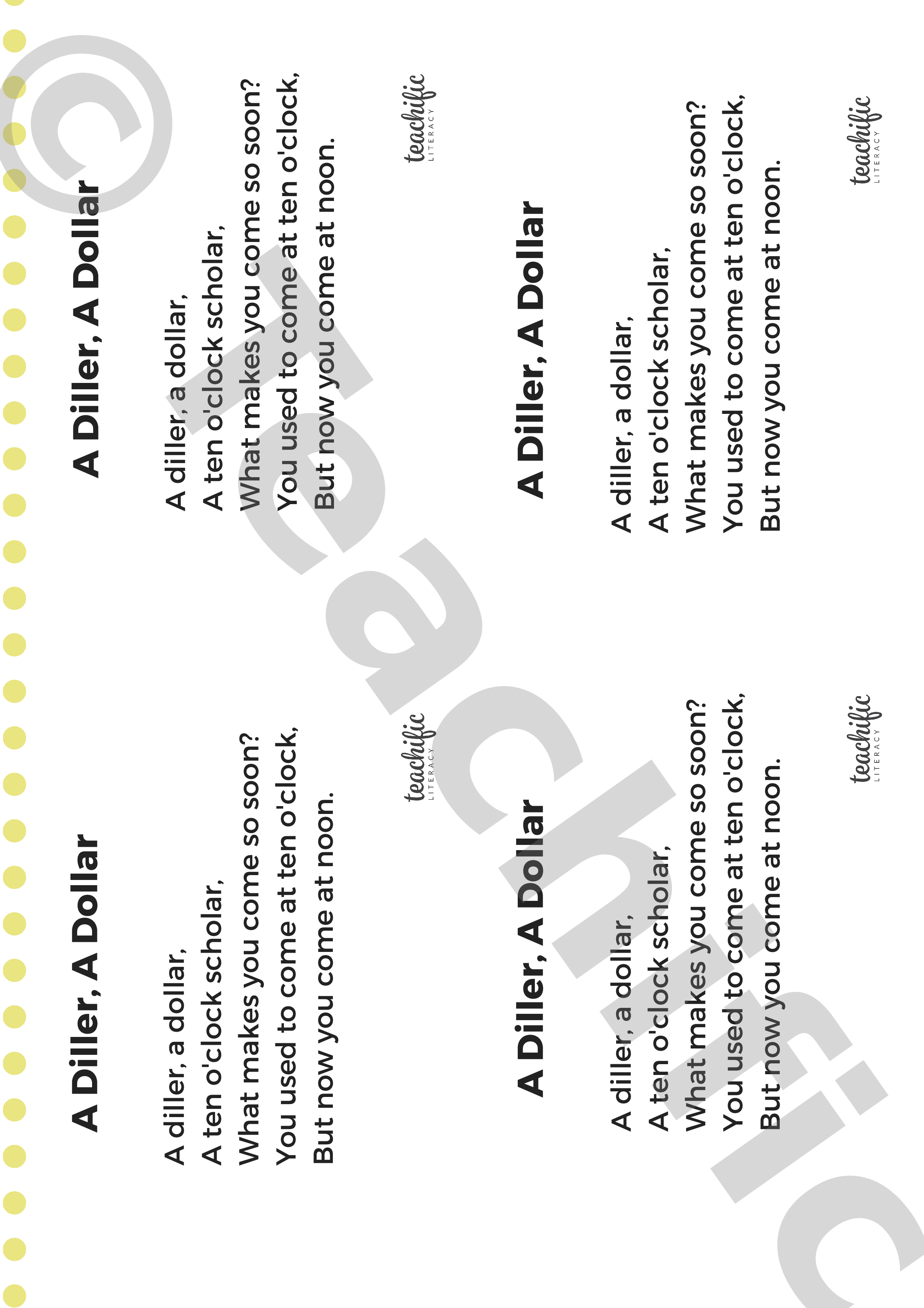 Unique A Diller A Dollar A 10 O Clock Scholar hd wallpaper