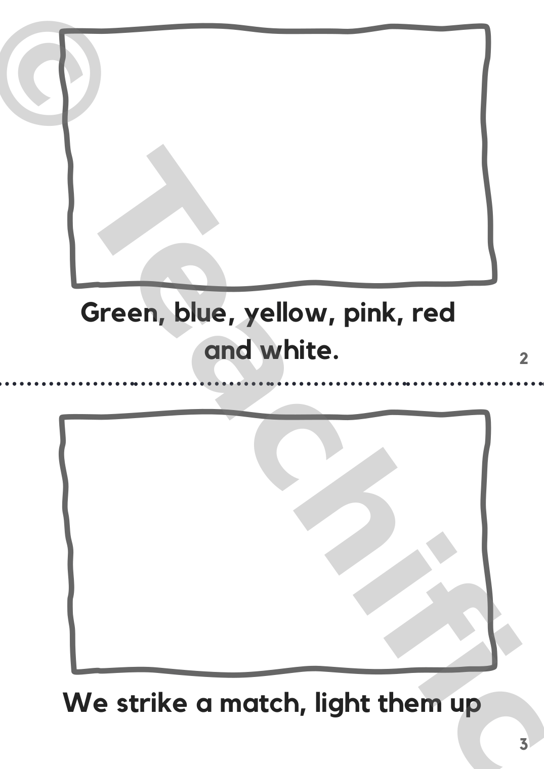 Rhyme Bites Six Candles, 2 lines p/p Teachific