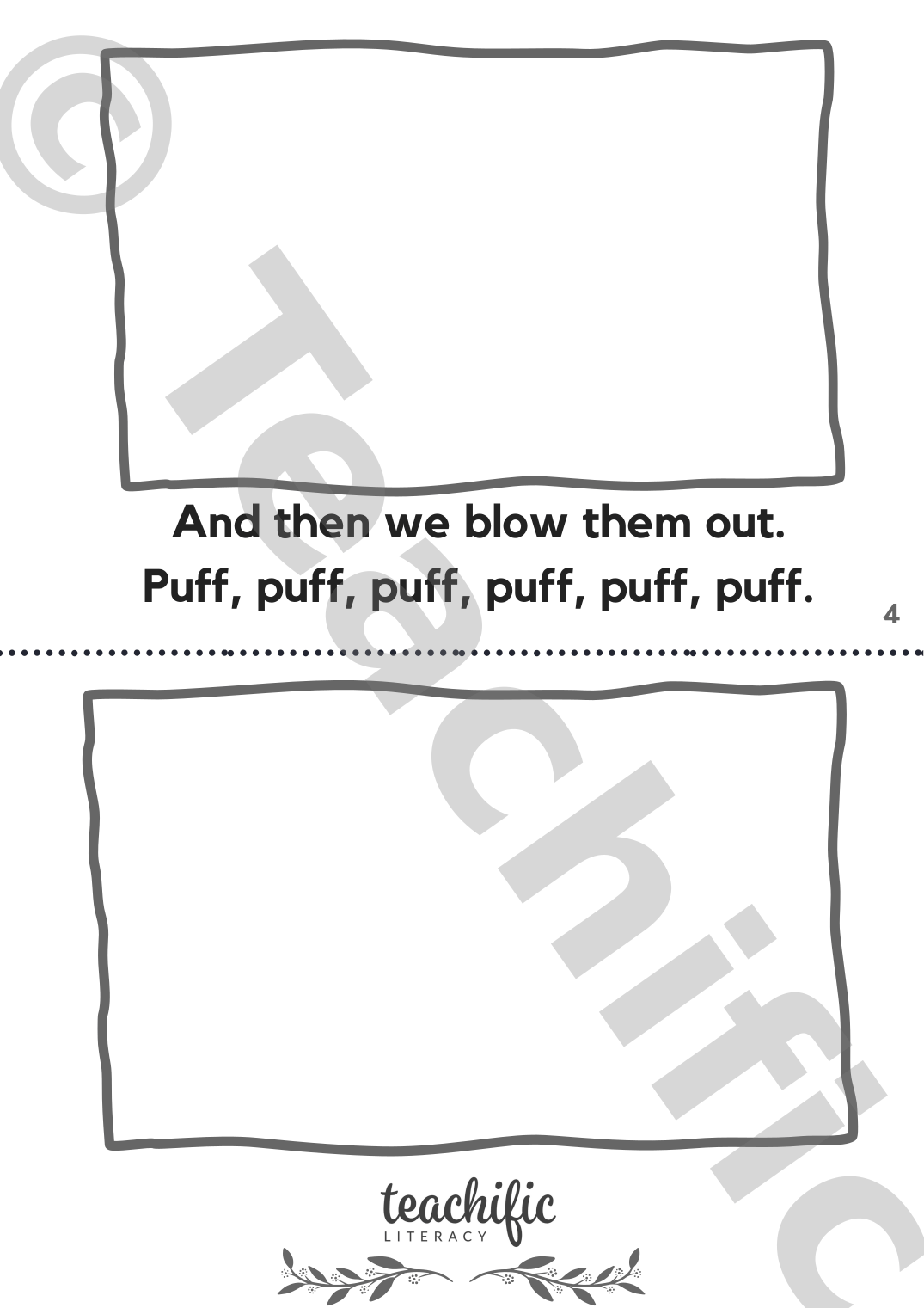 Rhyme Bites Six Candles, 2 lines p/p Teachific