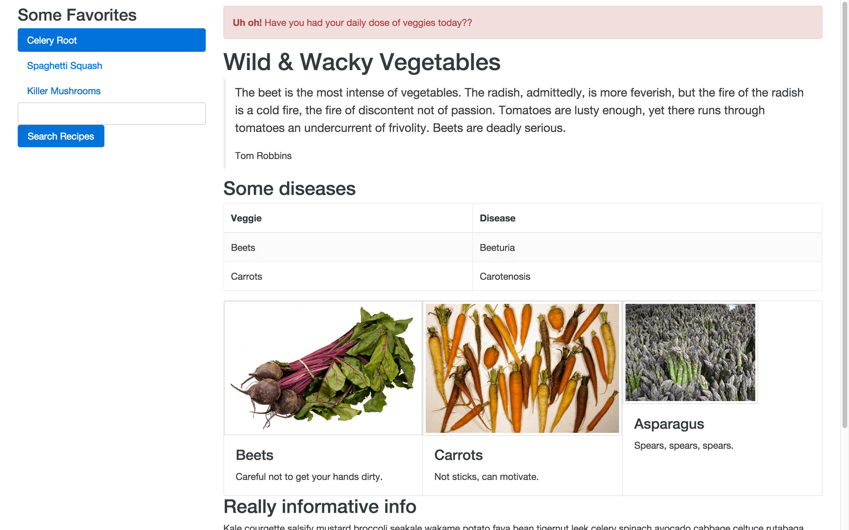 CSS Bootstrap Exercise