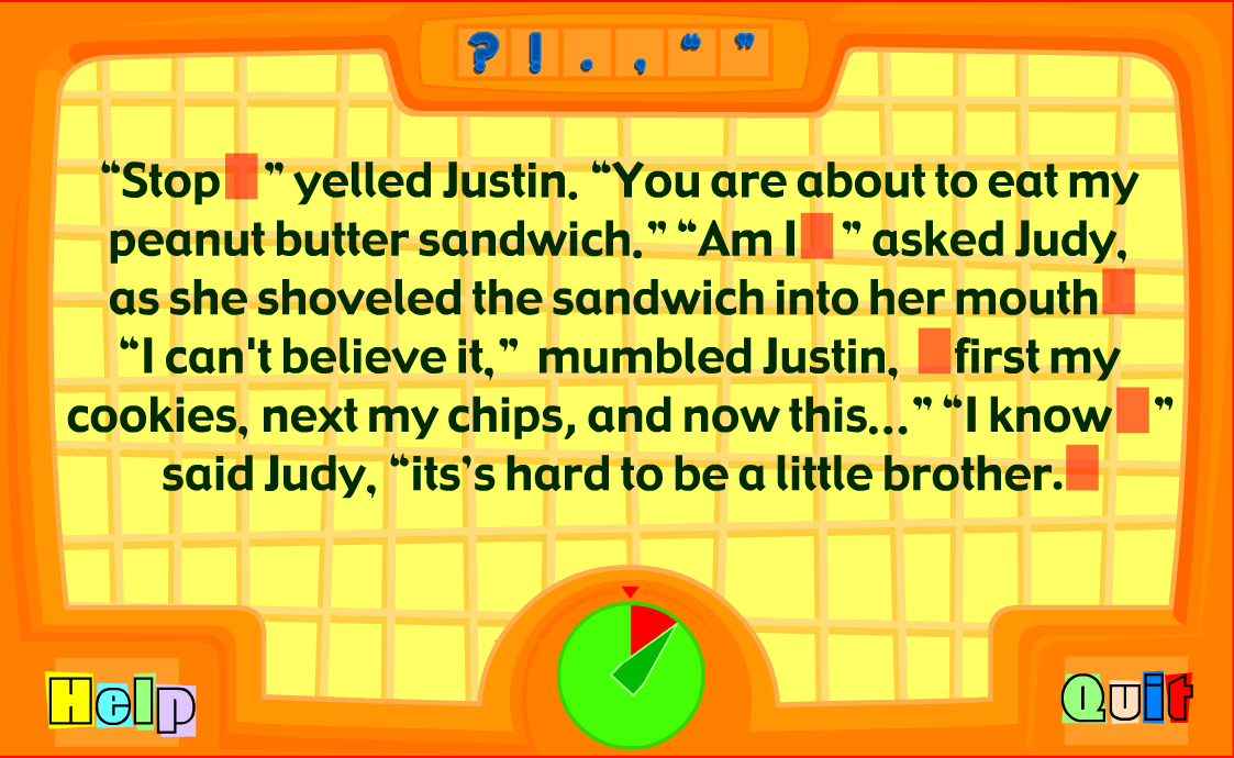 Capital Letters and Full Stops Games and Resources Punctuation Games