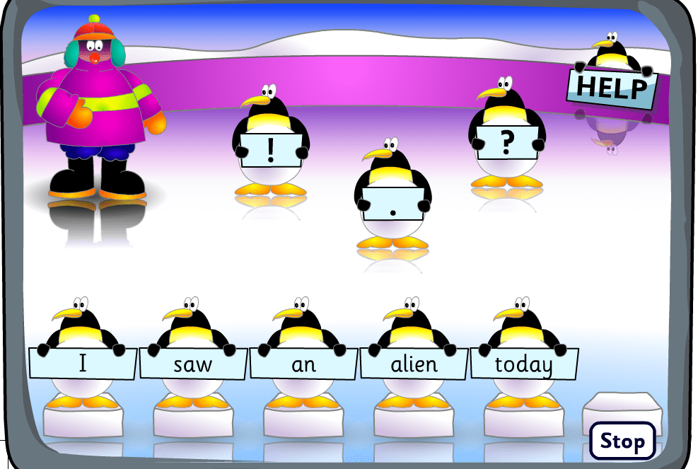 Capital Letters and Full Stops Games and Resources Punctuation Games and Resources KS1