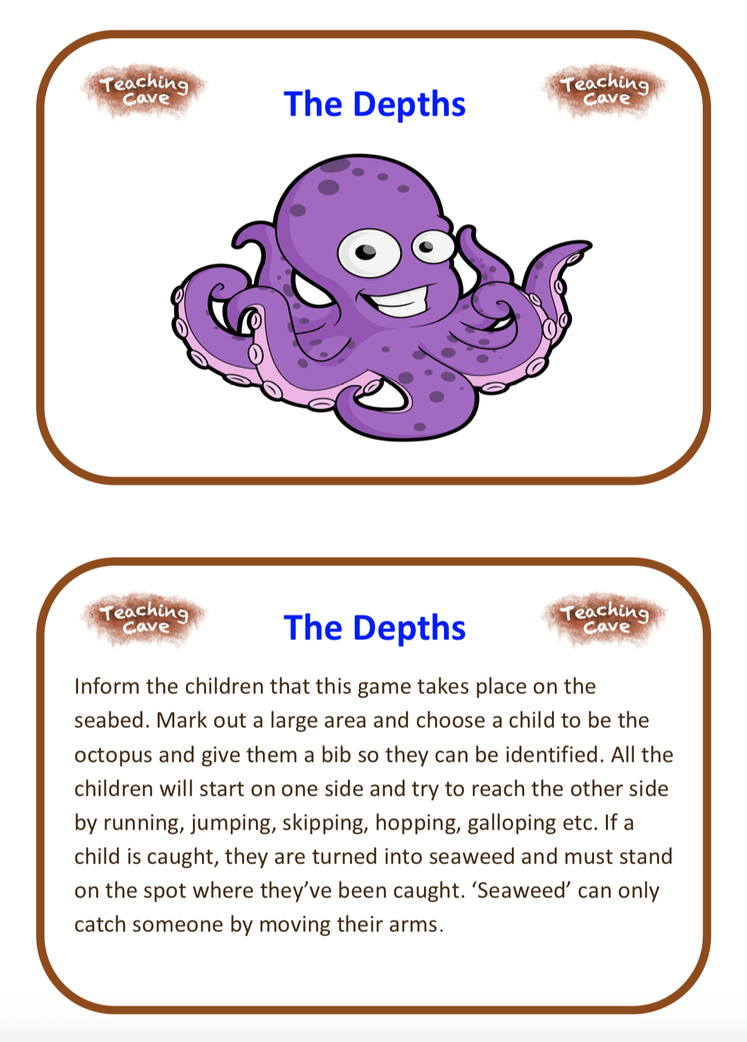 Warm Up Activities and Games for PE Games KS1 PE Cool Down