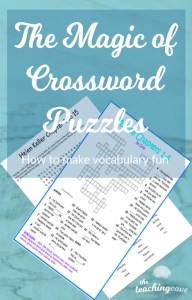 Crossword Puzzle Vocabulary Learning