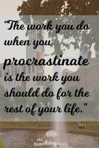 Motivational Monday Procrastination