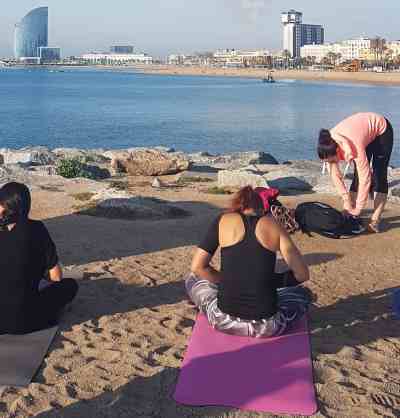 Yoga on Beach Intuition