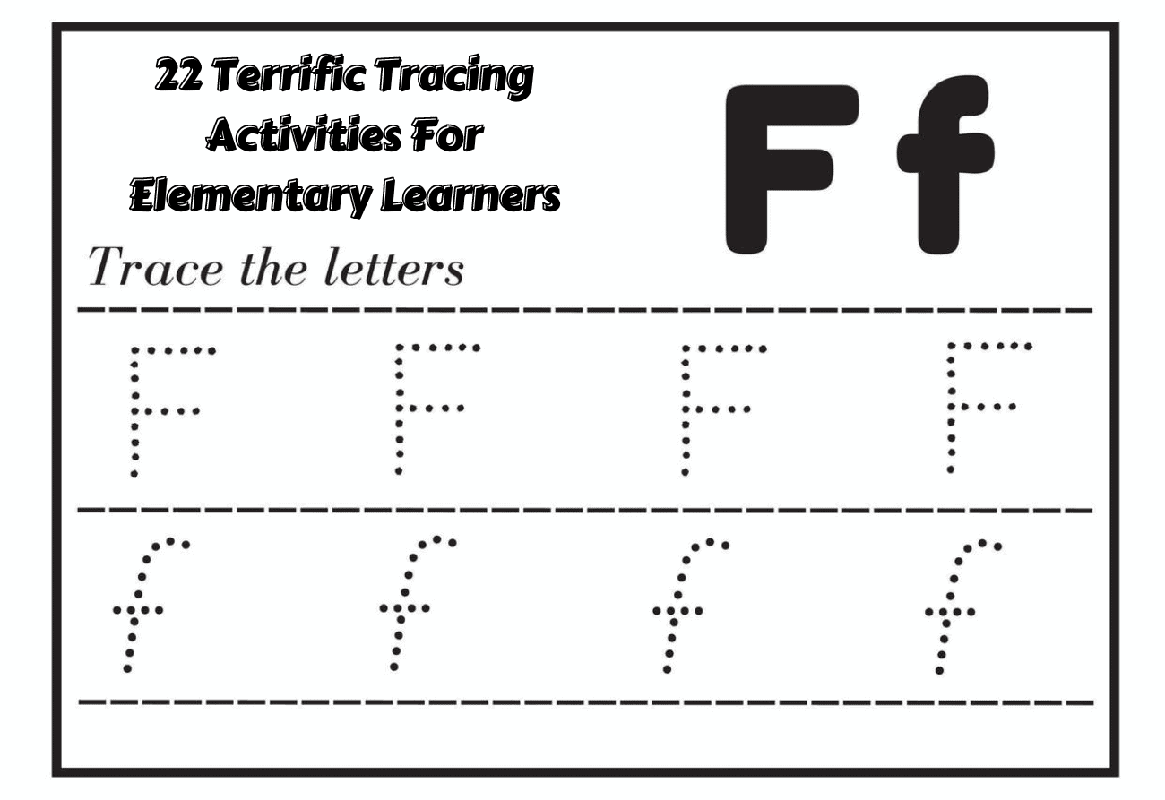 22 Terrific Tracing Activities For Elementary Learners Teaching Expertise