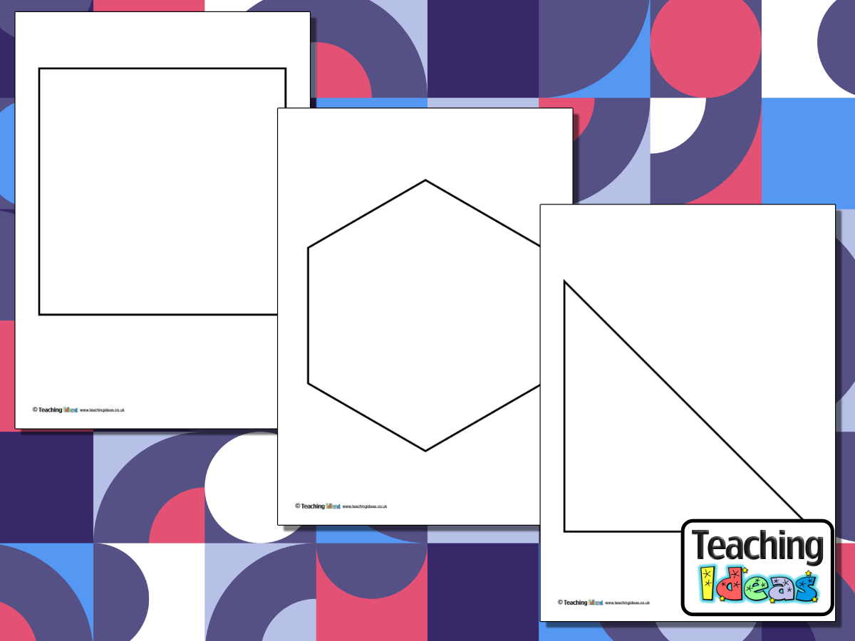 2D Shape Templates Teaching Ideas