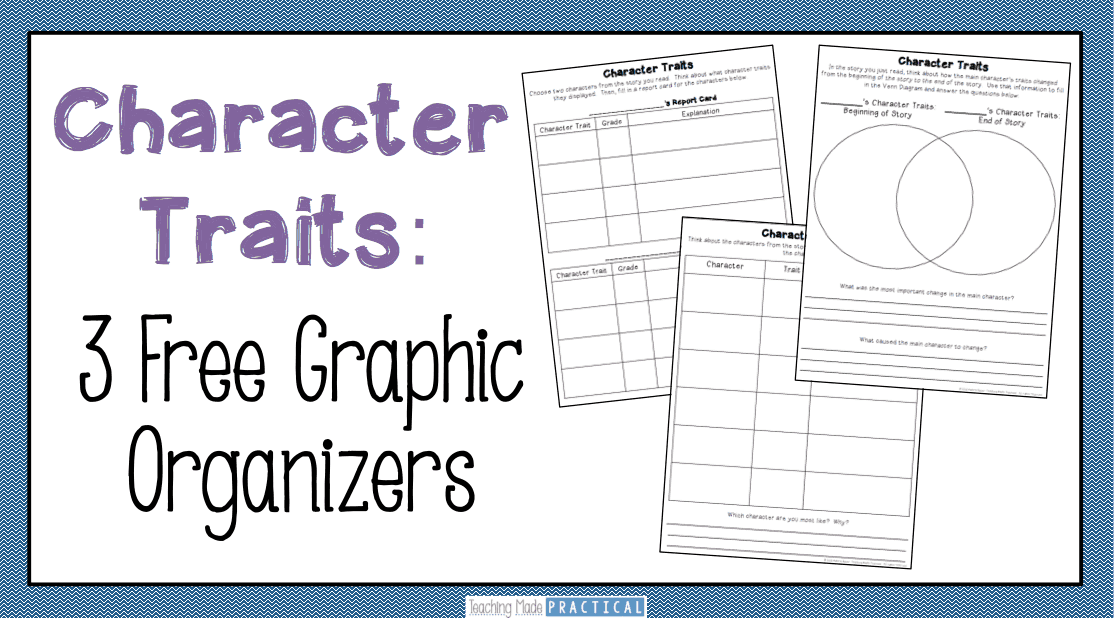 Teaching Character Traits Low Prep Activities Teaching Made Practical