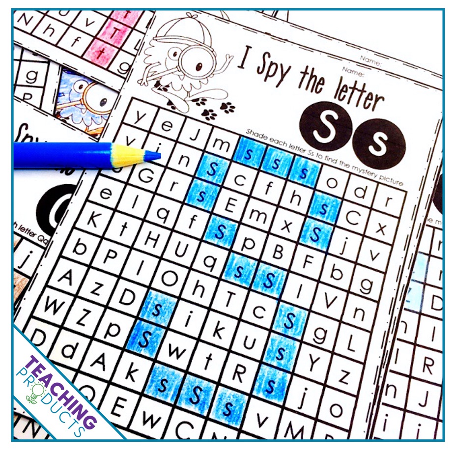 Alphabet Recognition Activities I Spy Letters Teaching Products