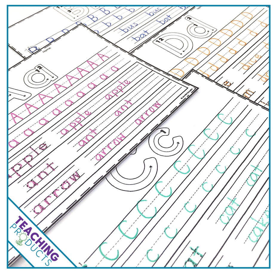 Alphabet Writing Mats Teaching Products