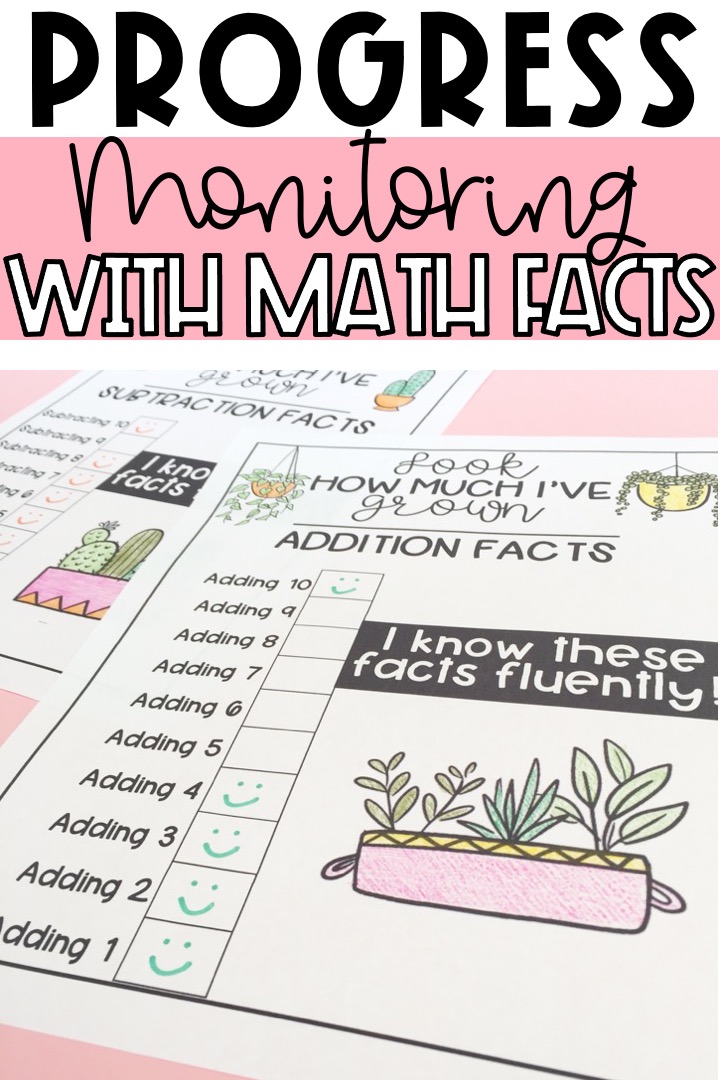 How To Do Progress Monitoring For Math Facts That Builds Confidence
