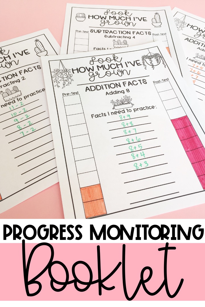 How To Do Progress Monitoring For Math Facts That Builds Confidence