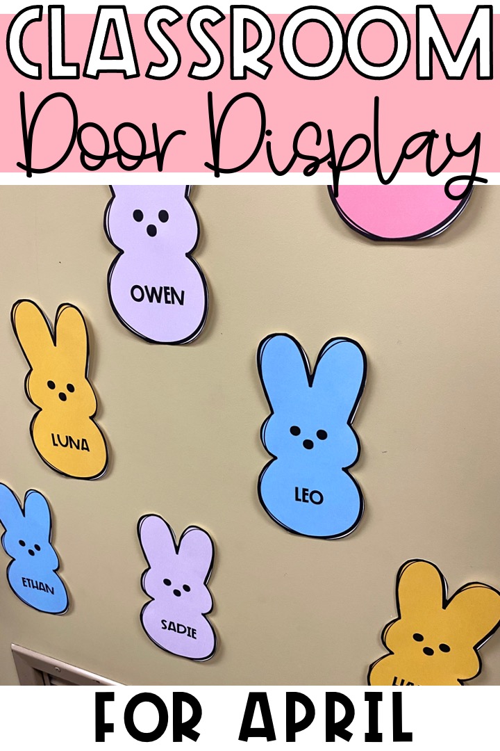 Easter Bunny Classroom Door Decorations That Students and Teachers Love