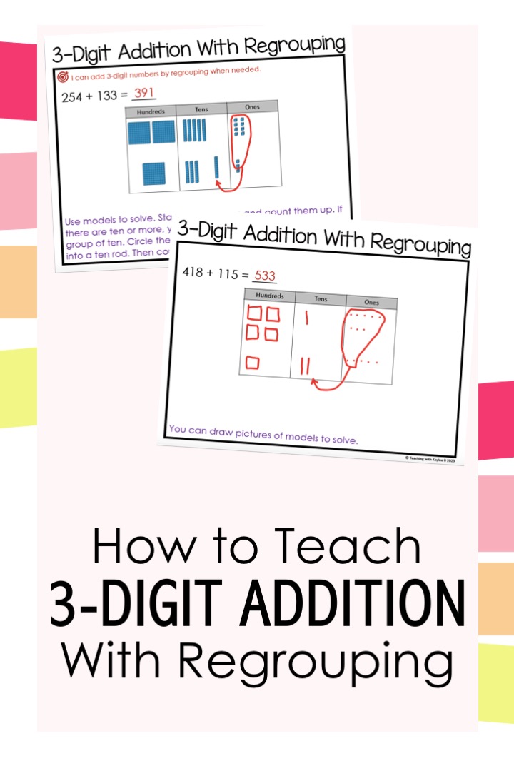 How to Best Teach the Regrouping Method with 3-Digit Addition