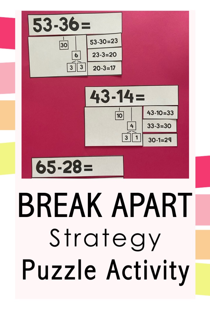 Break Apart Subtraction Strategy: How to Best Teach This 2-Digit