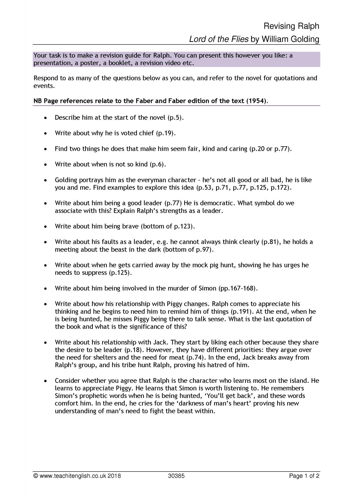 On the evening of june 1st 2001, members of the nepalese royal family were having dinner. Lord Of The Flies By William Golding Search Results Teachit English