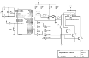 stepper_motor_controller_sch | Microcontroller Tutorials