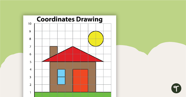 Coordinates Drawing House Teach Starter